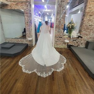 Stella York White Wedding Dress